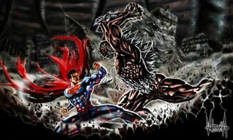 Superman Doomsday Comic Wallpaper Vs By
