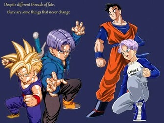 Dragon Ball Z Kai Wallpaper Gohan Trunks Saiyans Bird Studio