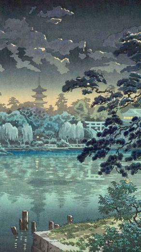 Ukiyo E App Beautiful In Japanese Wallpaper iPhone