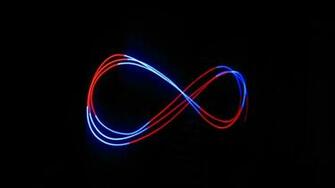Geometry Infinity Light Painting Led Wallpaper
