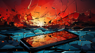 Dynamic Cracked Screen HD Wallpaper By Laxmonaut