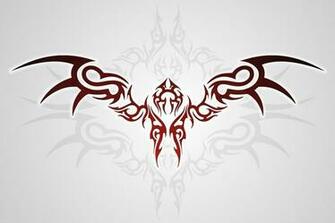 Tribal Wings Tattoo Wallpaper