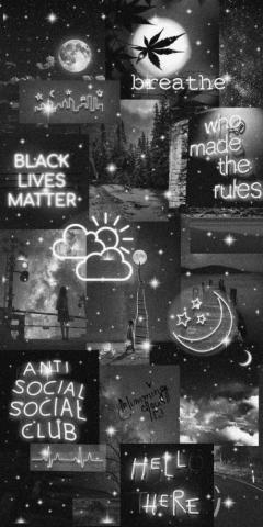 Black Aesthetic Wallpaper Glitter