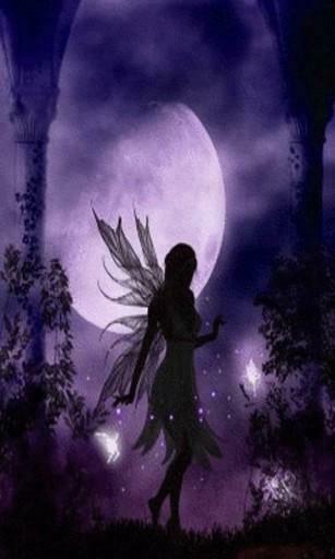 Bigger Fairy Purple Glow Sky Live For Android Screenshot