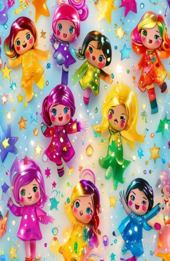L O Surprise Dolls Wallpaper