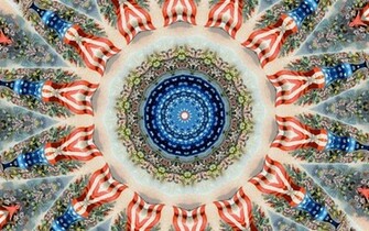 July 4th Kaleidoscope High Quality And Resolution