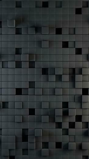 3d Grid Wall iPhone Wallpaper