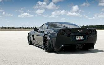 Black Chevrolet Corvette Z06 HD Wallpaper