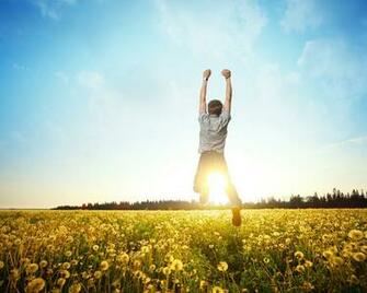 Man Jump Morning Wallpaper HD 4k Image Photos