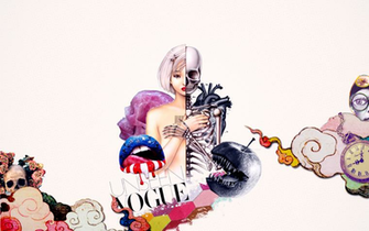 Unseen Vogue Wallpaper By Peppermintfrogs