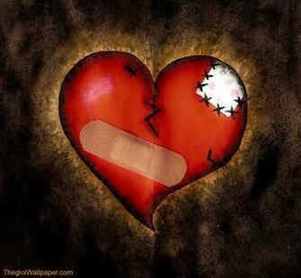 Background Wallpaper Broken Heart