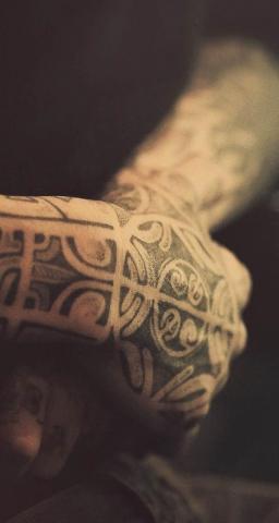 Tattos iPhone Wallpaper Top Background
