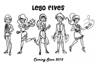 Lego Elves Characters Uncolored By Theaproject