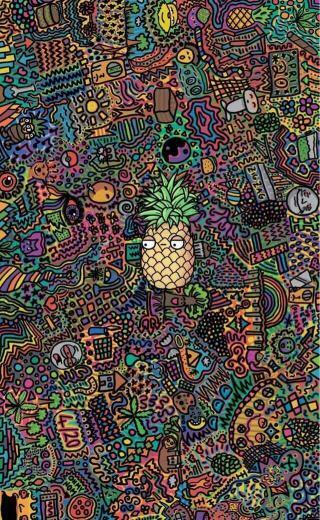 Subtle Weed Wallpaper