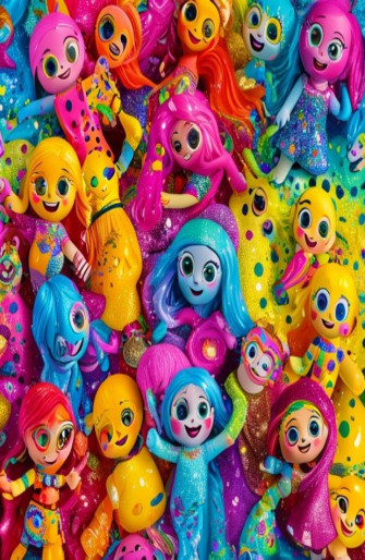 L O Surprise Dolls Wallpaper