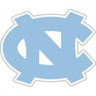 Vinyl Magnet Set W North Carolina Tar Heels Logo