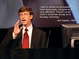 Bill Gates About Religion Wallpaper Stock