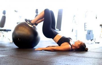 Wallpaper Workout Fitness Sportswear Training Ball Image For