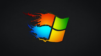 Windows Splash Colors Icon Wallpaper X Dark Mode
