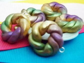 King Cake Charms By Checkerboardprincess