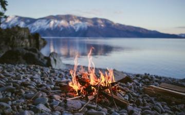 Campfire Desktop Wallpaper HD
