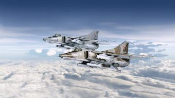 Photos Fighter Airplane Mig Aviation
