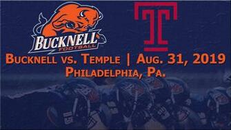 Bucknell To Open Football Season At Temple
