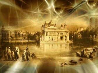 Old Golden Temple Wallpaper