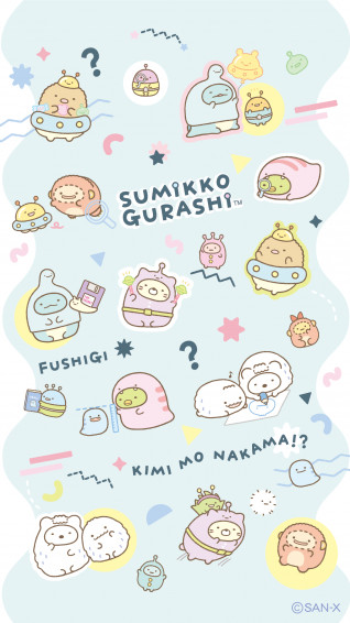 Mysterious Friends Wallpaper Sumikko Gurashi