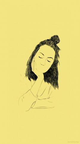 Wallpaper Yellow AstheticwallpaperiPhoneblack