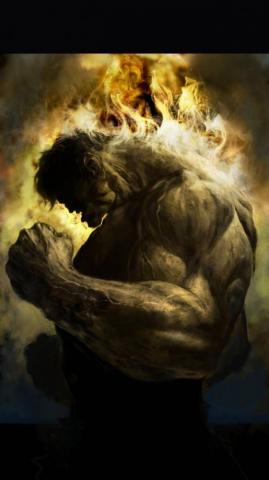 Burning Rage By Derylbraun
