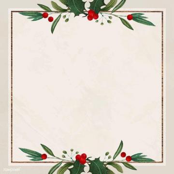Blank Festive Square Christmas Social Ads Template Vector
