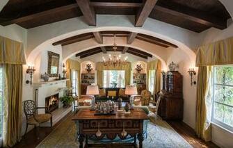 Wallpaper Interior Fireplace Los Angeles Living Room Pacific
