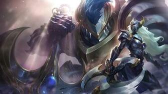 League Of Legends Sivir And Nautilus Warden Skins Wallpaper