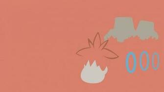 Camerupt Minimalism Simple Background Wallpaper Anime