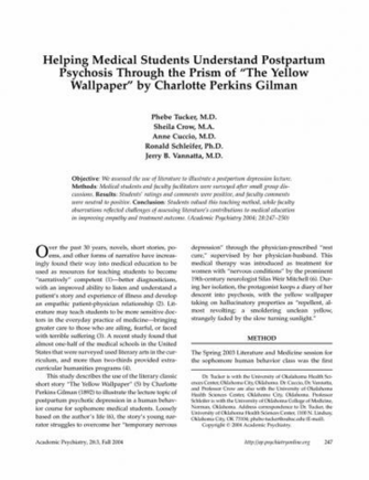 Of The Yellow Wallpaper By Charlotte Perkins Gilman Springer