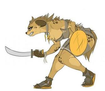 Hyena Gnoll Artist Carnivora Transparent Background Png
