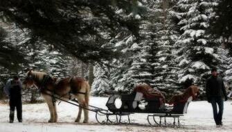Moore Minutes Now The Ground Is White A One Horse Open Sleigh Ride