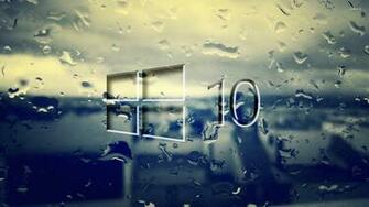 Windows On The Rainy Window Wallpaper Computer