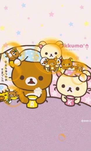 Rilakkuma iPhone Android Wallpaper Background