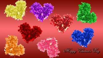 Hearts Of Flower Petals Valentine S Day