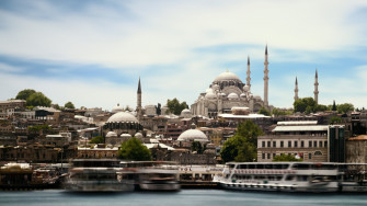 Istanbul Mosque Skyline Wallpaper