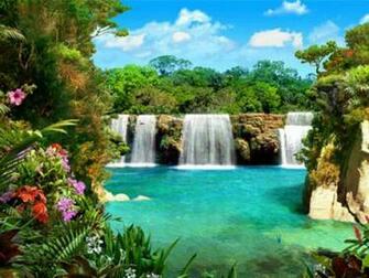 3d Waterfalls Wallpaper And Background