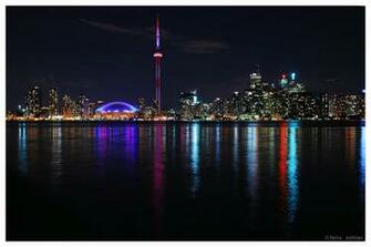 And Places Pictures Info Toronto Skyline At Night Wallpaper