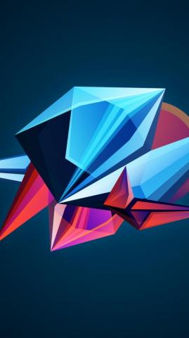 Wallpaper Abstract 3d Shapes