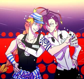 Fanart Nanbaka Uno And Honey By Vampirelove Kun On