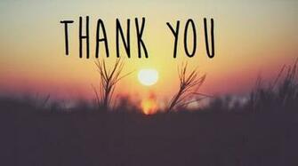 Thank You Sun Setillustration HD Wallpaper