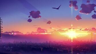 City Sunset HD Wallpaper Id Wallpapervortex