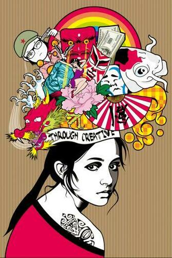 Japanese Girl iPhone Wallpaper By Lemongraphic