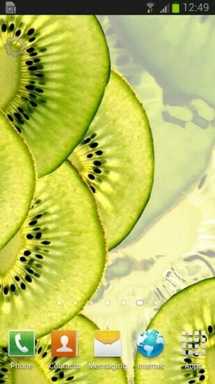 Galaxy S4 Kiwi Live Wallpaper For Android App